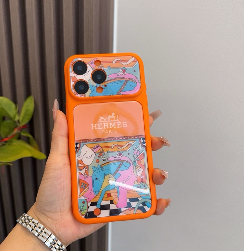 Hermes アイフォン18pro 16 plus 15 17pro max カバー