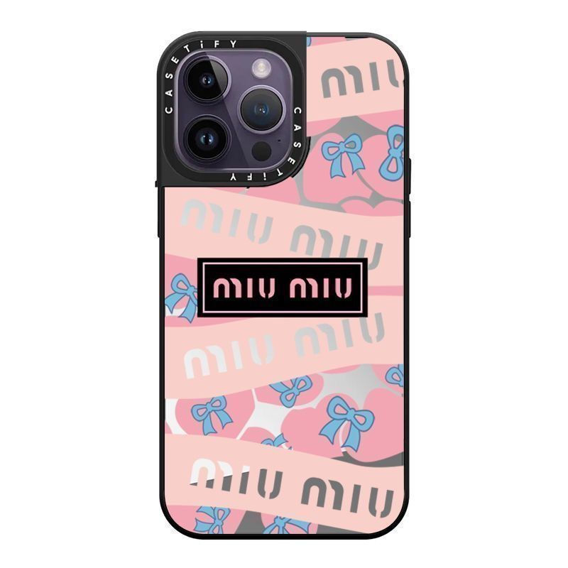 ミュウミュウ素敵なiphone17 air 16 15 14pro maxケース