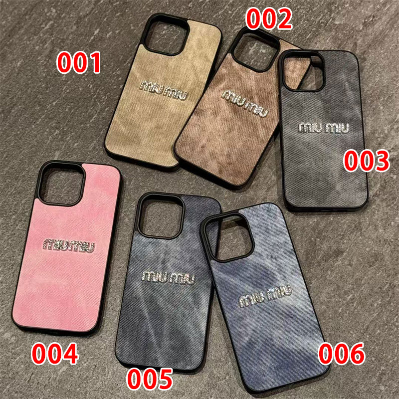 MiuMiuアイフォン16 plus15 14+ 16 17pro max カバー