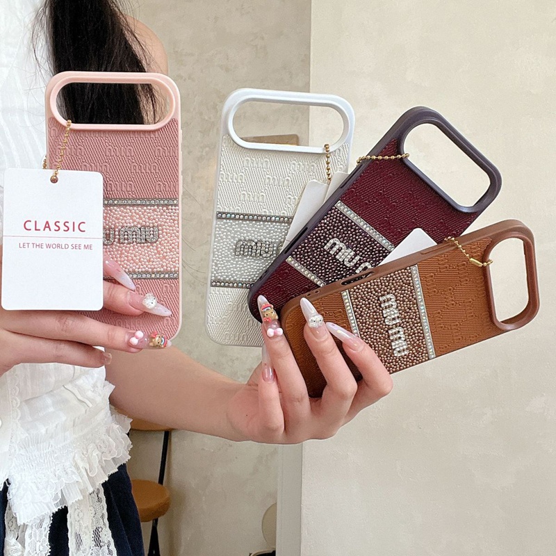  MiuMiuアイフォン17pro 16 15 14 13pro maxケース