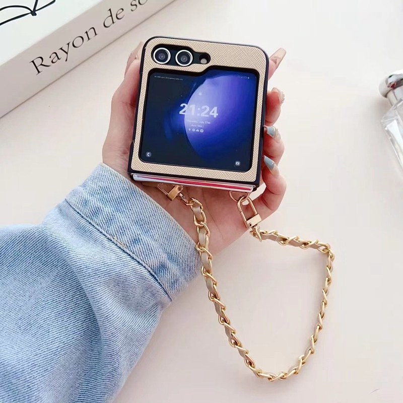 Prada プラダブランドgalaxy z flip 5 4 fold5 2023ケース折り畳み可ギャラクシー z fold5 4 3ケース 革製