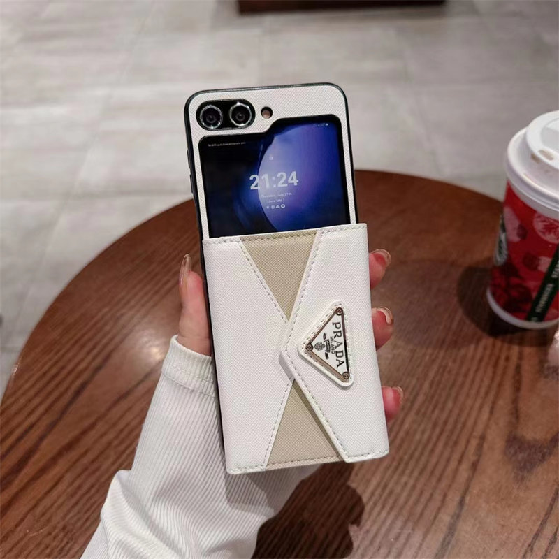 Prada プラダブランドgalaxy z flip 6 5 4 fold5 6 2024ケース レディースメンズ激安折り畳み可ギャラクシー z fold6 5 4 3ケース
