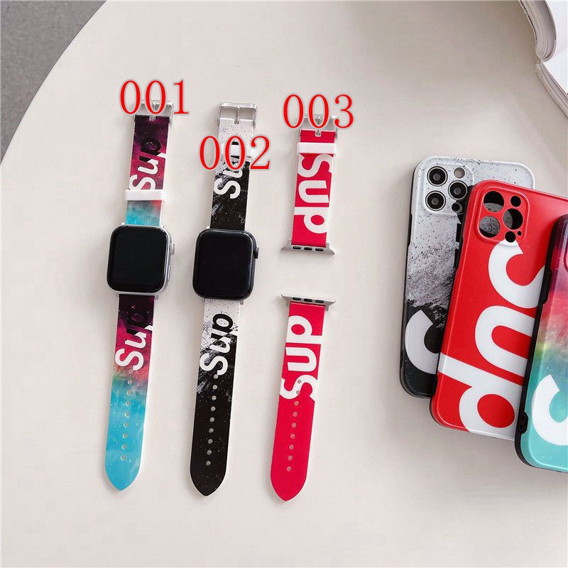 スポーツバンド Supreme Apple Watch ultraapple watch6/7/5/4/3/2/1 se/se2 バンド