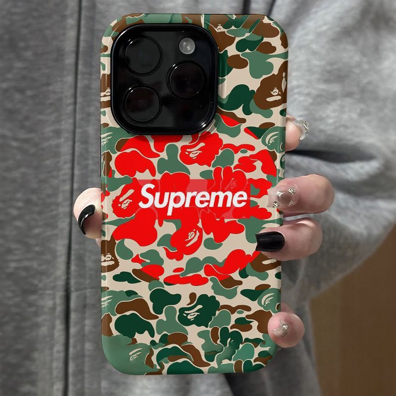 シュプリームiphone 18 17 air 16  pro max 15 17eケース