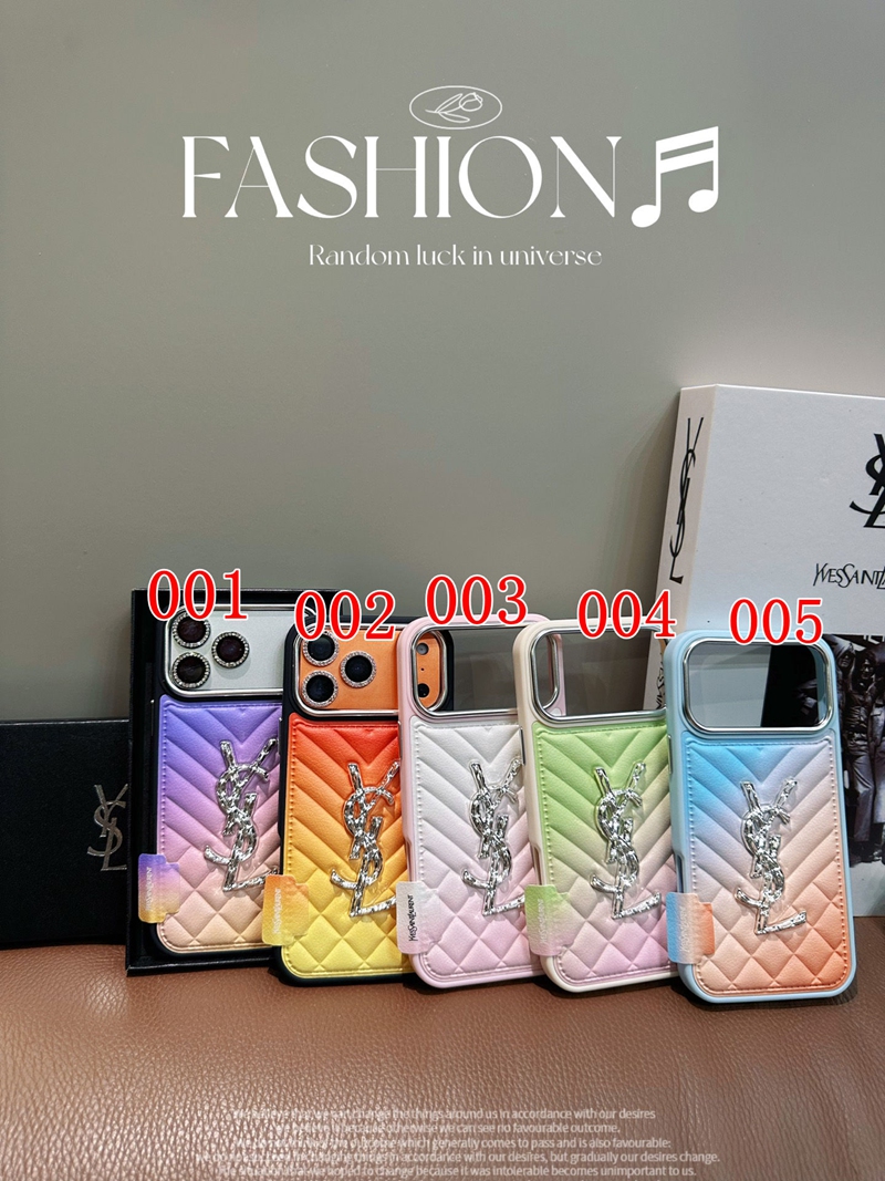 イヴサンローランiphone 18/17Pro/16/14 pro/15 pro max カバー